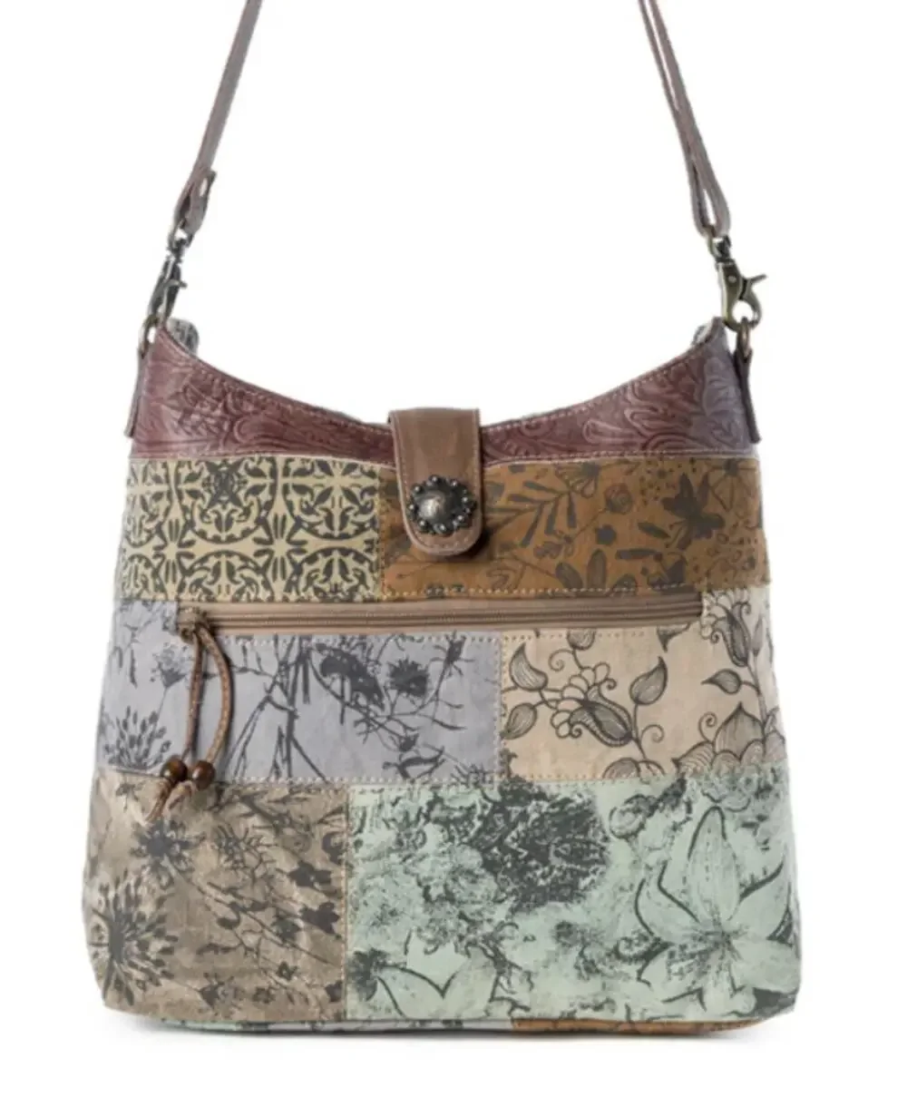 NWT Boutique Western Sageweave Vintage Floral Boho Shoulder Bag